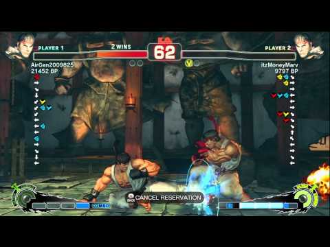 Air [Ryu] vs itzMoneyMarv [Ryu] SSF4 Endless Battle Matches - Xbox Live - TRUE-HD