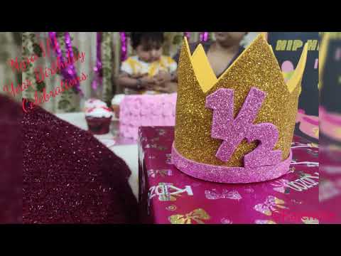 #Nyra 1/2 Year Birthday Celebrations #Birthday Party #TANVIT SISTER