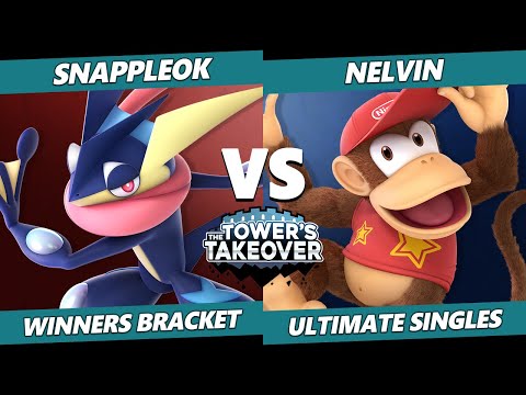Tower's Takeover 18 - Snappleok (Greninja) Vs. Nelvin (Diddy Kong) SSBU Ultimate Tournament