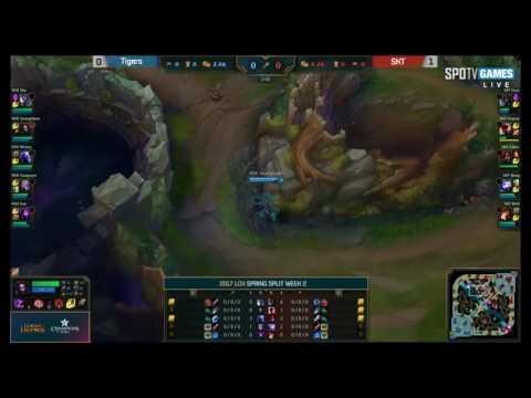 ROX SeongHwan Play Elise /// fail 1 ///  smite o.O ///  Vs SK Telecom T1 *LCK 2017