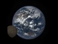 NASA Camera Catches Moon Photobombing Earth