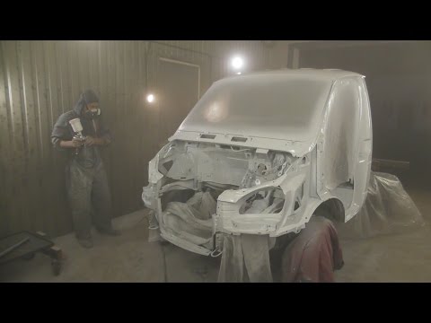 полная покраска кузова Газель за 1-день.