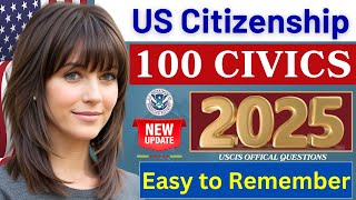 2025 random 100 civics questions and answers, U.S. citizenship Interview 2025 I N400 Interview #n400