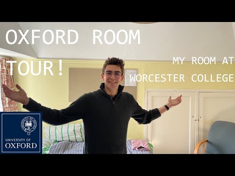 Oxford University room tour | Accommodation at Worcester College