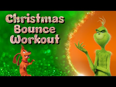 Christmas Jump Workout | Christmas Brain Break | PE Bowman | Trampoline Workout for Kids | Grinch