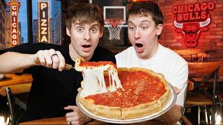 Two Brits try Chicago Pizza for the first time!