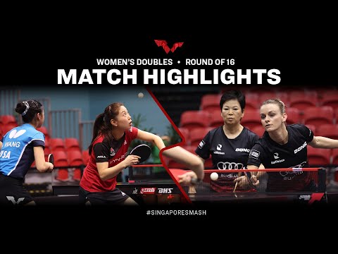 Amy Wang/Lily Zhang vs Xia Lian Ni/Sarah De Nutte | WD R16 | Singapore Smash 2023