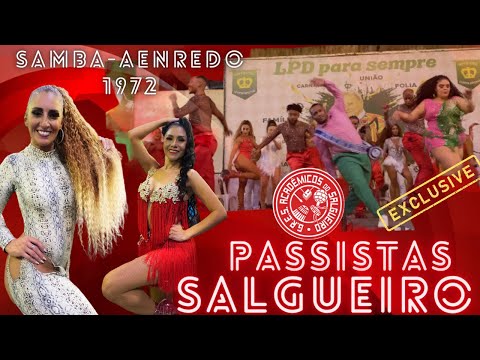 ATENÇÃO🚨 Passistas do SALGUEIRO dan Show! Samba -Enredo 1972🎶Minha Madrinha, Mangueira Querida 🎶