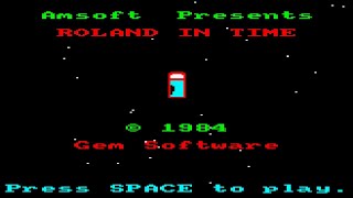 [Amstrad CPC] Roland In Time - Longplay