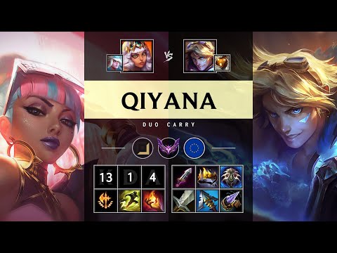 Qiyana ADC vs Ezreal - EUW Master Patch 25.05
