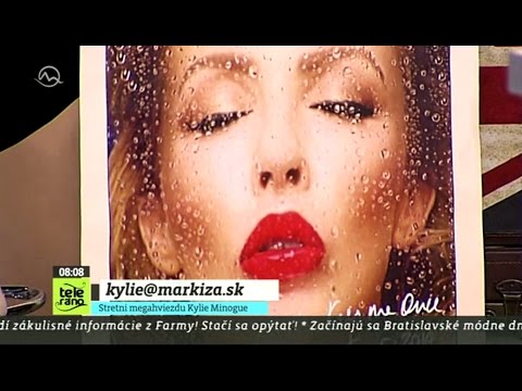 Kylie Minogue in Bratislava (Telerano 10/10/2014)