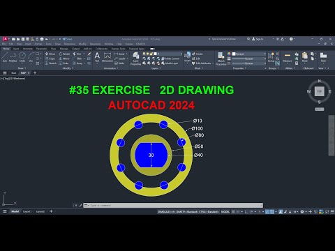AutoCAD 2D exercise 1