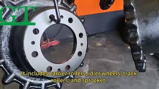 Skid Steer Undercarriage Parts#skidsteer #carrier rollers idler wheels track rollerssprocket.
