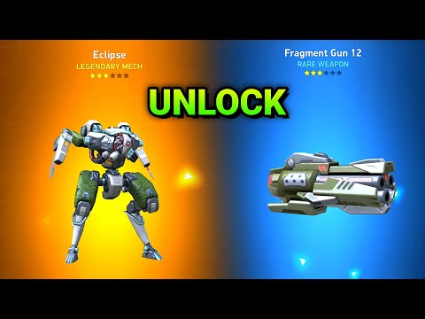 Eclipse Unlock + Fragment Gun 12 Unlock - Mech Arena