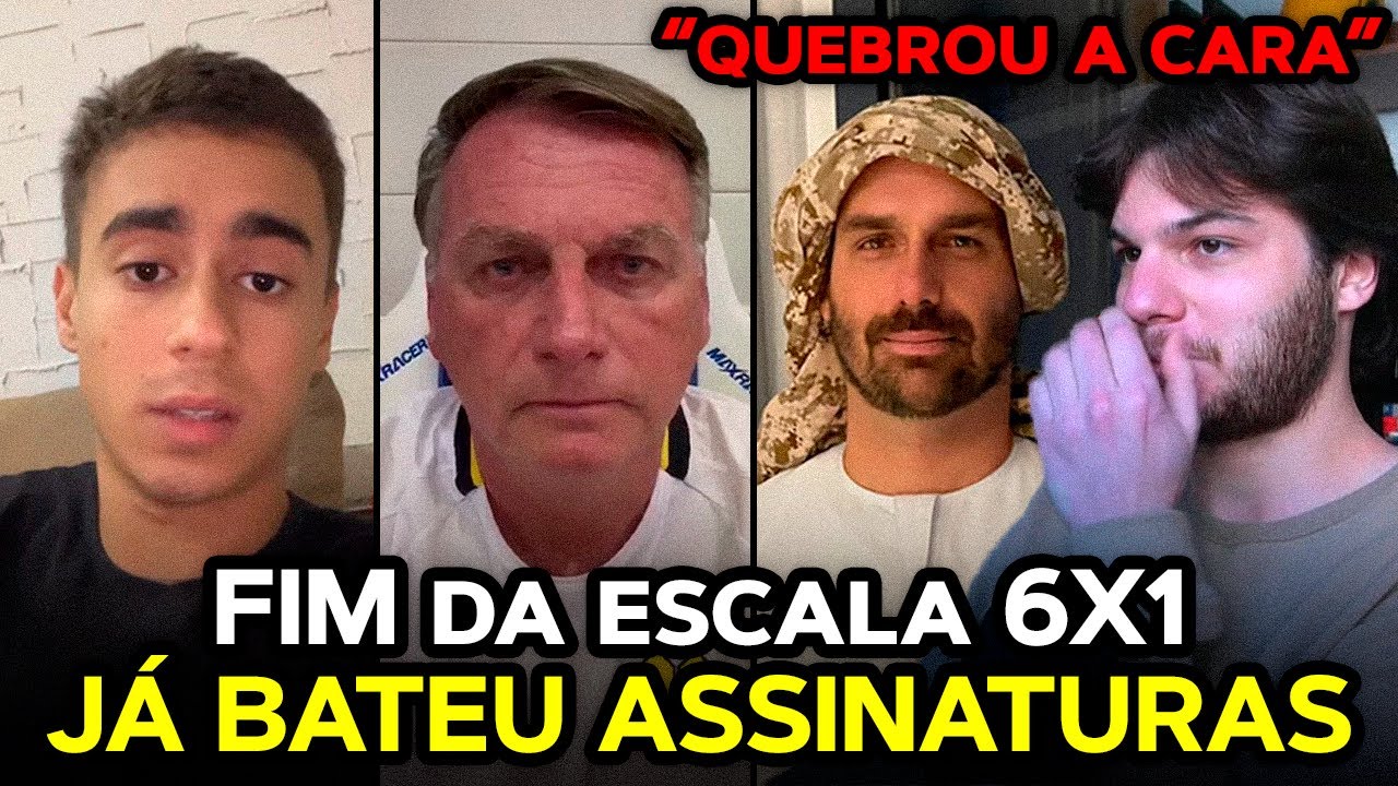 Fim da escala 6x1 agora tem assinaturas suficientes!
