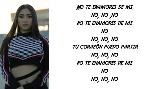 paloma mami - no te enamores (letra)