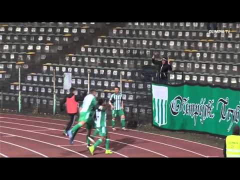 Bramka z meczu Olimpia Grudziądz - Chojniczanka Chojnice (1:0)