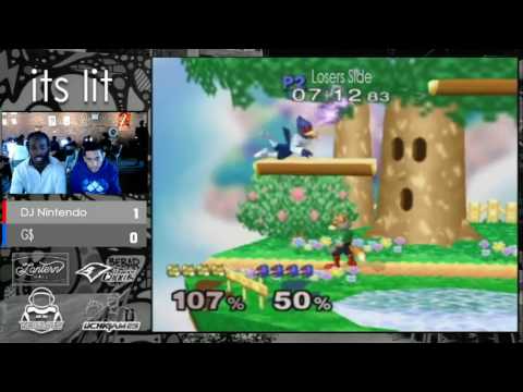 IT'S LIT SSBM - DJ Nintendo (Fox) vs. G$ (Falco, Marth) - Smash Melee Losers Side