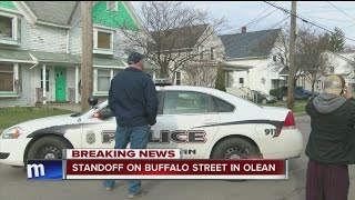 Standoff on Buffalo Street in Olean