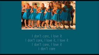 Glee - I Love It (Lyrics + Pictures)