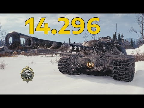 T110E3 • 14.296 Damage 8 Frags - World Record • WoT Gameplay