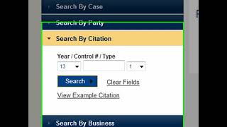 CourtNet Training: Search Options