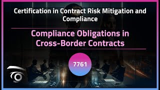 Compliance Obligations in Cross-Border Contracts | Exclusive Lesson