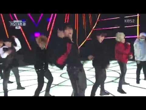 151230 BTS & GOT7 & VIXX collab stage @ KBS Gayo Daechukjae