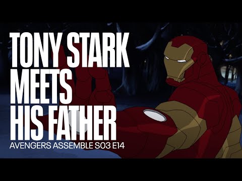 Tony Stark meets his father Howard | Avengers Assemble