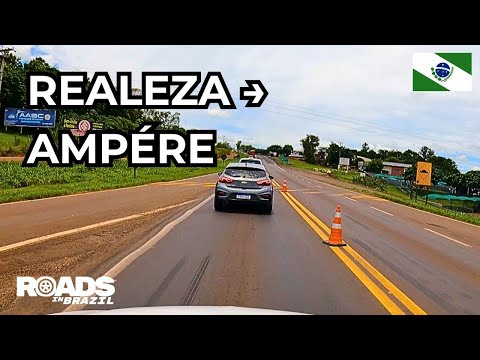 Realeza → Ampére | PR-182 | Mão Inglesa?! | POV Dashcam Drive | Paraná, Brazil