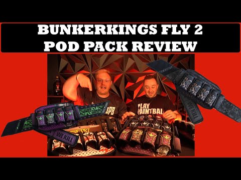 NEW COLORS! Bunkerkings Fly 2 Pod Pack Review from Punishers Paintball | Will Joel Fit in this Pack?
