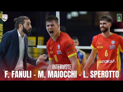 Interviste a coach Fanuli, Maiocchi e Sperotto