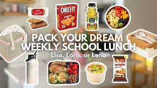 Pack your DREAM Weekly School Lunches | Lisa, Lora or Lena gameplay video by Nickysmith2020, 8:17 duration