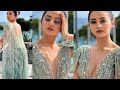 Hot Actress Helly Shah Flauunts Huge Cl Vage Video Viral At Cannes Film Festival 2023 Gorgeous Look