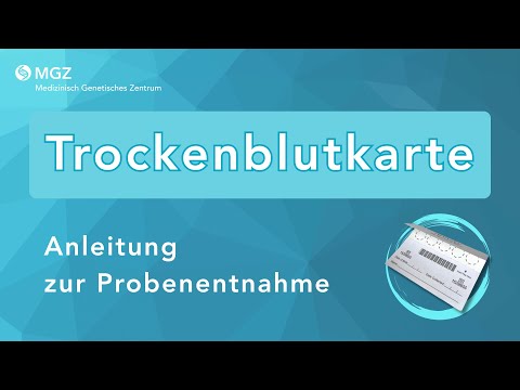 Trockenblutkarte – Anleitung zur Probenentnahme