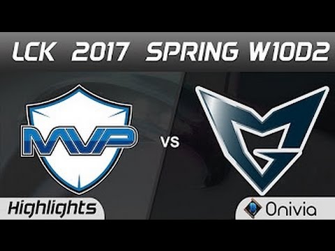 MVP vs SSG Highlights Game 1 LCK Spring 2017 W10D2 MVP vs Samsung