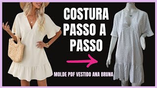 Vídeo de VESTIDO ANA BRUNA - MOLDE EM PDF