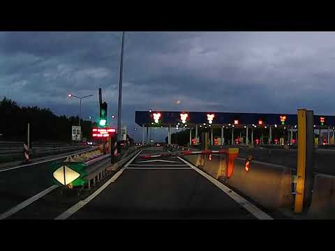 Dashcam Croatia autoput A1 ENC problemi