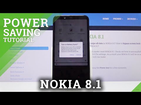 How to Activate Power Saving Mode in NOKIA 8.1 – Extend Battery Life
