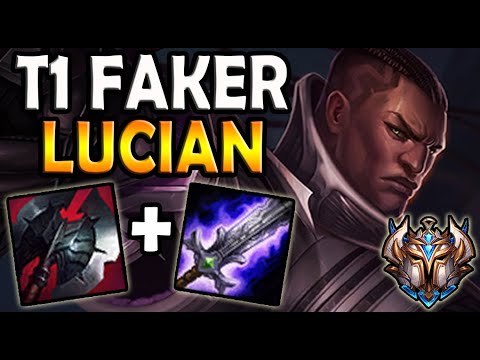 T1 Faker LUCIAN MID vs QIYANA - Lol Ranked Korea ✔️