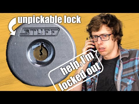 Making an unpickable lock. Calling locksmiths