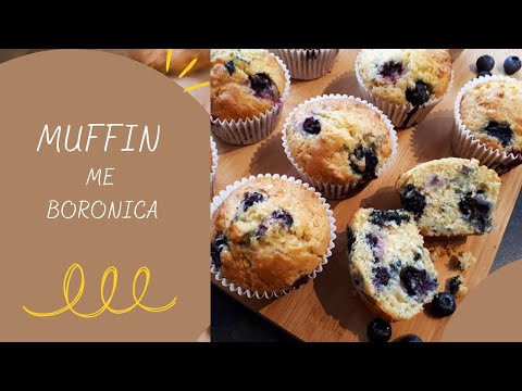 Muffin me boronica | Blueberry Muffins |  Kek te vegjel me boronice | Recipes #muffin