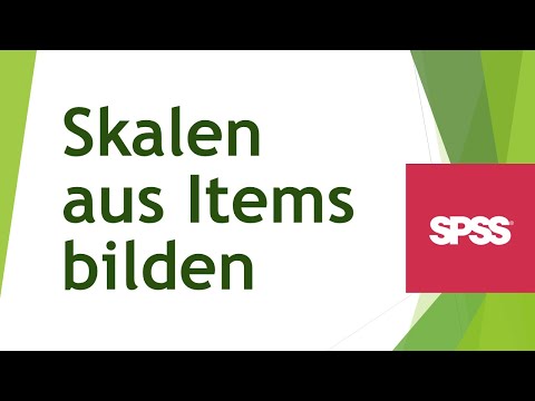 Skalen aus Items in SPSS bilden - Mittelwert- und Summenscore