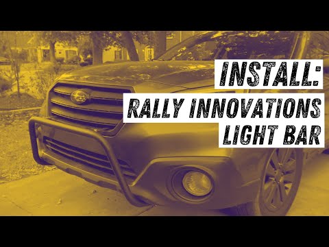 Install: Rally Innovations Light bar