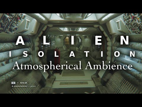 You're chilling In the halls on Sevastopol Station ✦ ambient,study,relax,asmr ✦ ALIEN: ISOLATION