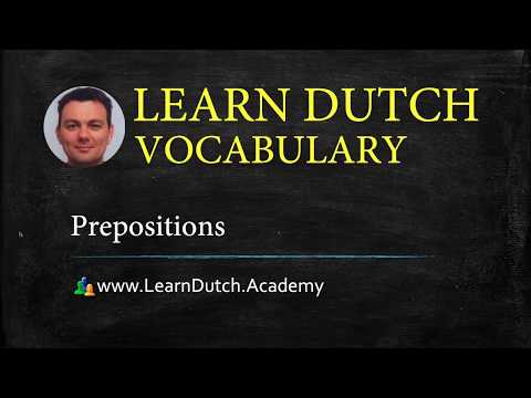 Learn Dutch Prepositions 🇳🇱 + free printable Dutch word list pdf 😀