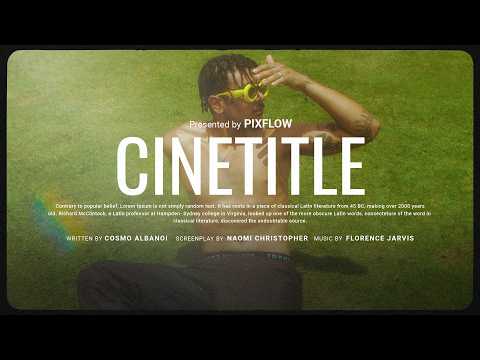 Cinetitle - 29 Cinematic Titles Pack for Ae, Pr & Psd