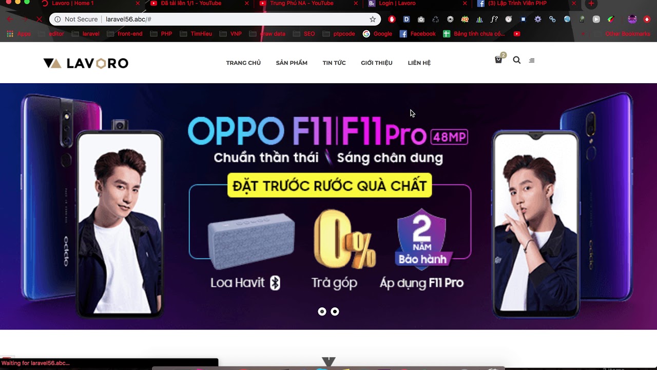 Bài 30 - Giao diện đăng ký - đăng nhập User - Website bán hàng laravel
