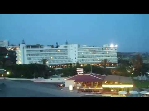 Alion Beach Hotel Aya Napa Cyprus In The Evening