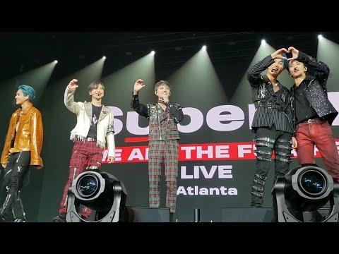 191115 Ending Ment @ SuperM 슈퍼엠 We Are The Future Live Atlanta Concert Fancam Video